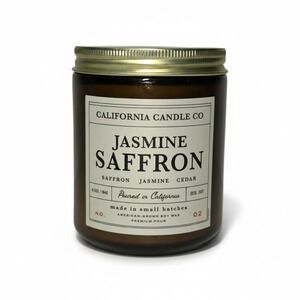 Leoben Company California Candle Co. No. 2 Jasmine Saffron 6.5 oz.
